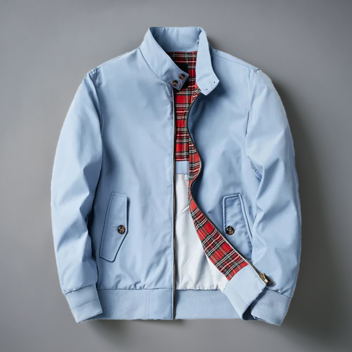 Men's Classic Harrington Jacket with Zip