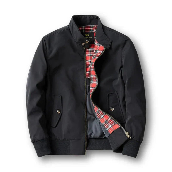 Men's Classic Harrington Jacket with Zip