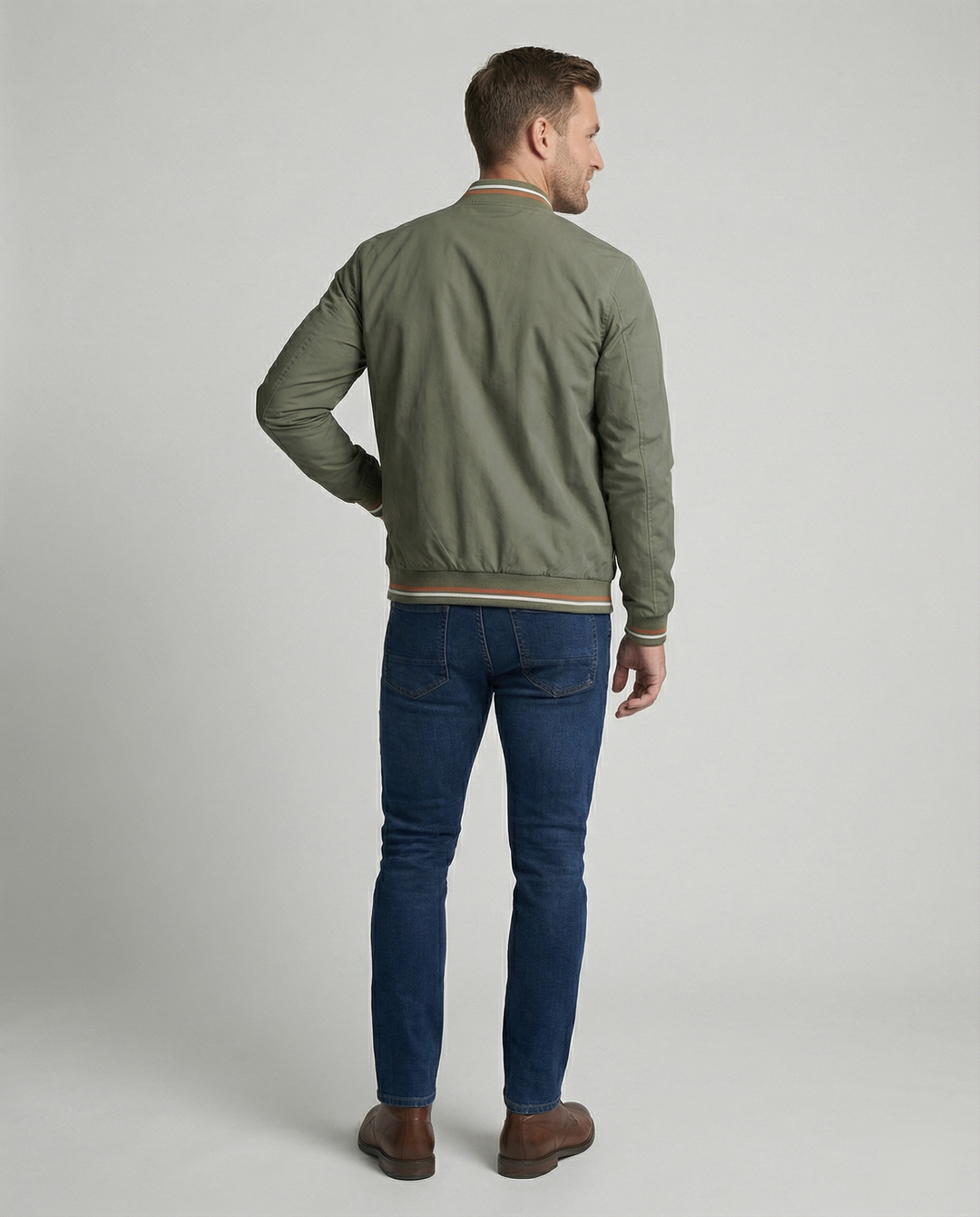 Ethan | Modern Slim-Fit Lightweight Bomber Jacket