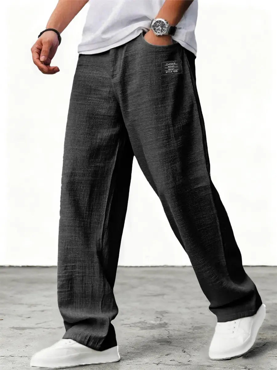 Jack | Relaxed Wide-Leg Linen Trousers
