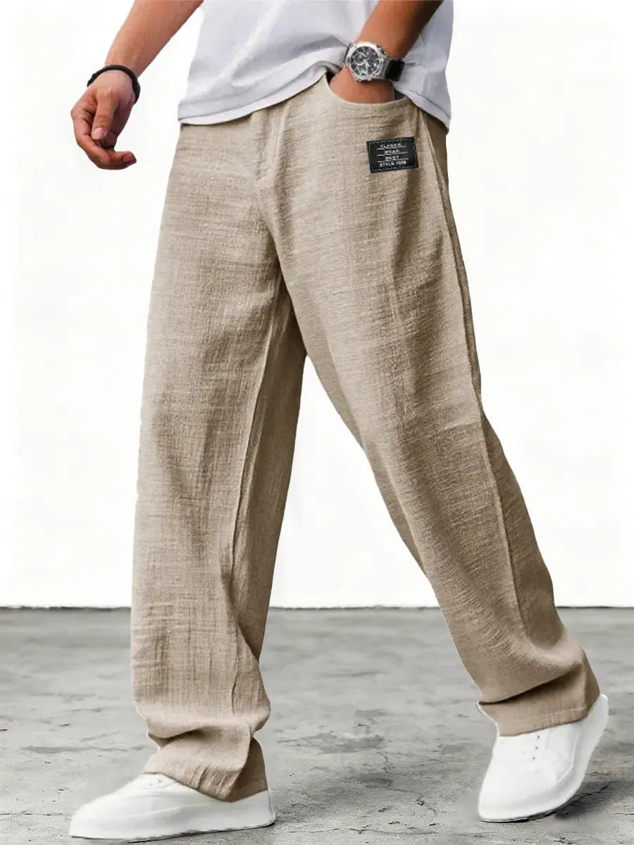 Jack | Relaxed Wide-Leg Linen Trousers