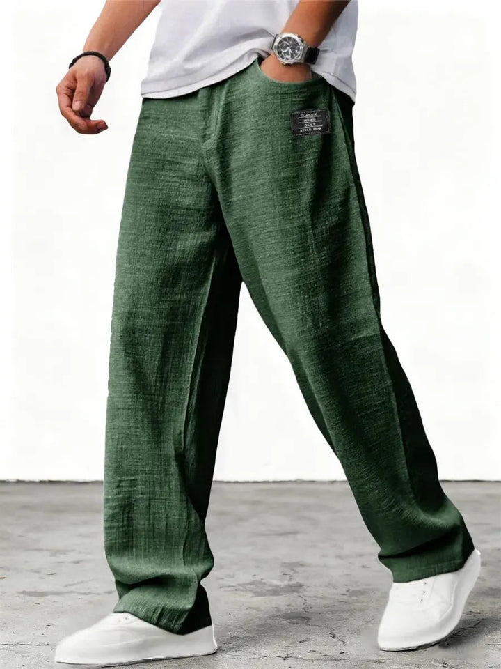 Jack | Relaxed Wide-Leg Linen Trousers