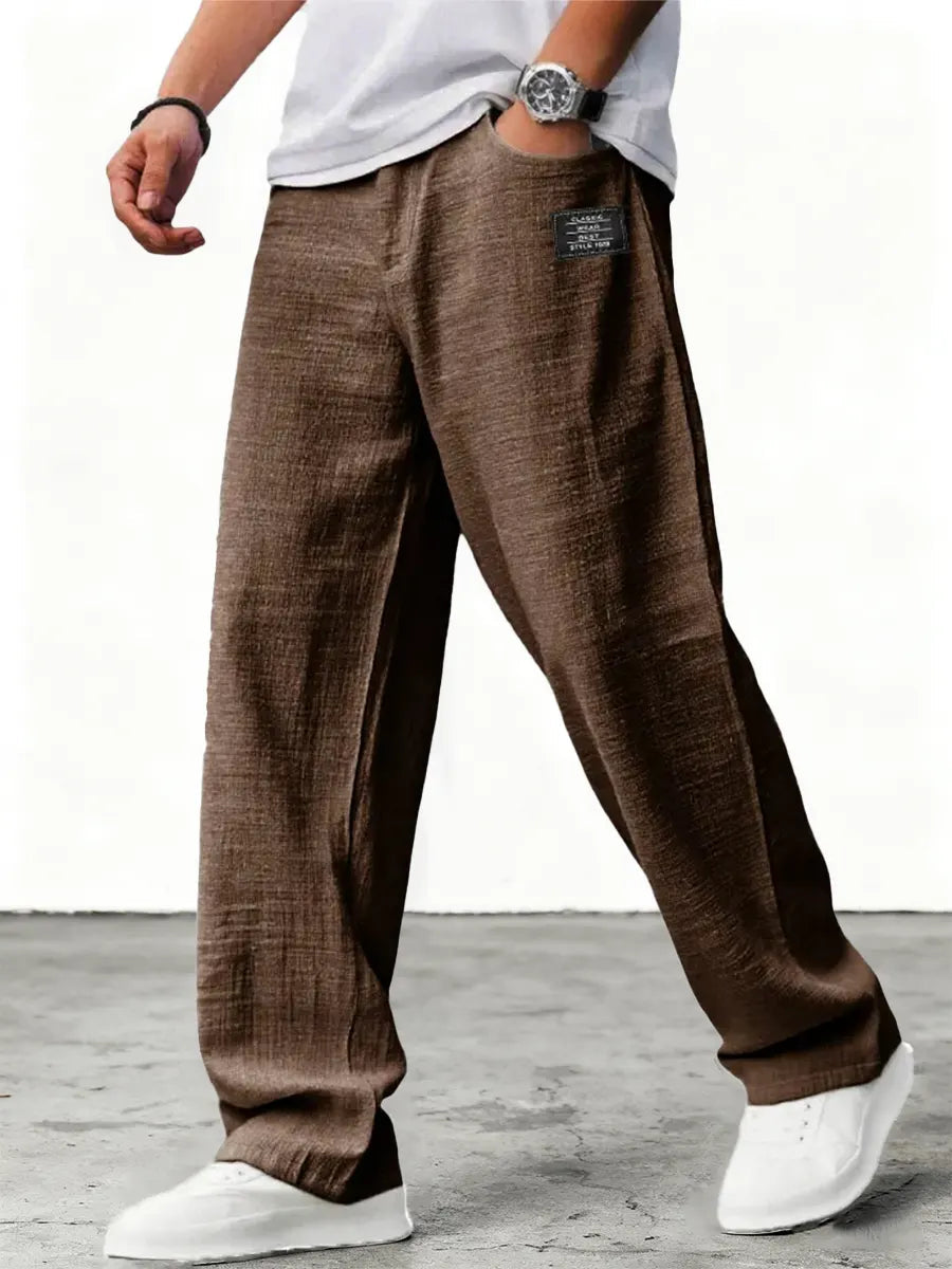 Jack | Relaxed Wide-Leg Linen Trousers