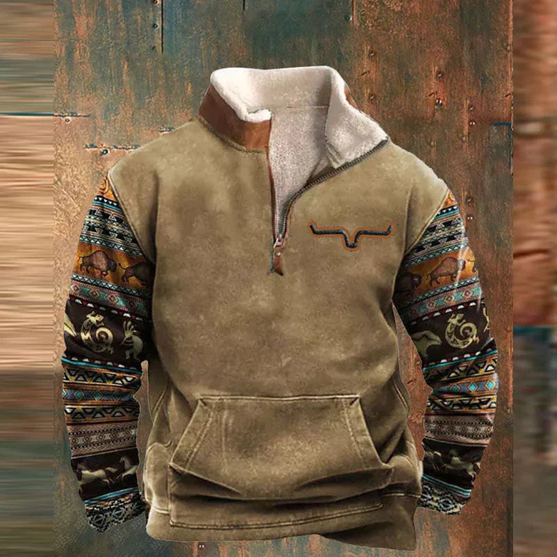 Noah | Men's Cozy Modern Quarter Zip Sweater