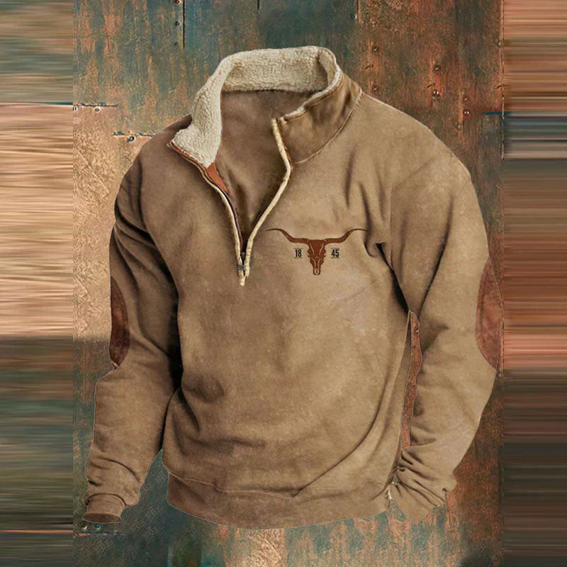 Noah | Men's Cozy Modern Quarter Zip Sweater