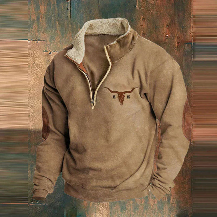 Noah | Men's Cozy Modern Quarter Zip Sweater