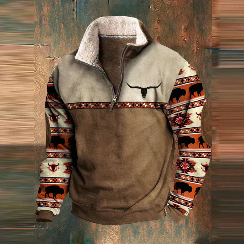 Noah | Men's Cozy Modern Quarter Zip Sweater
