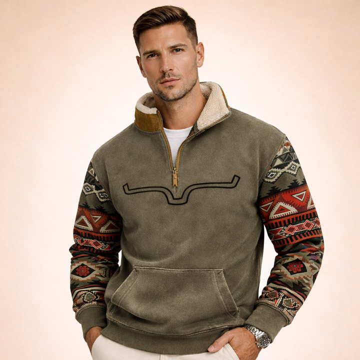 Noah | Men's Cozy Modern Quarter Zip Sweater