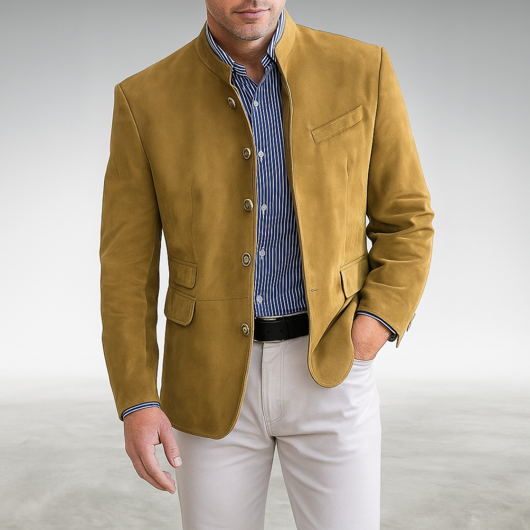 Moderní pánské sako - elegantní obchodní bunda s dokonalým střihem