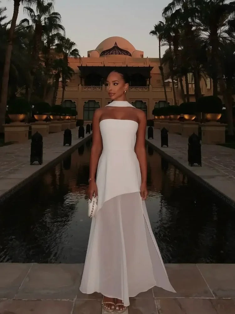 Enchanted Motion High-Slit Maxi Dress