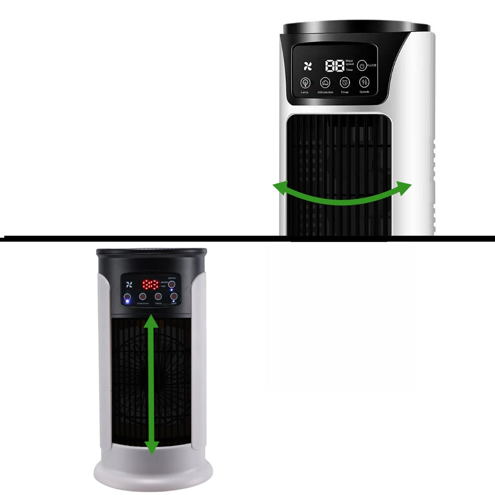 Draagbare airconditioner zonder raam – 5-in-1 koeling en luchtbevochtigingsapparaat