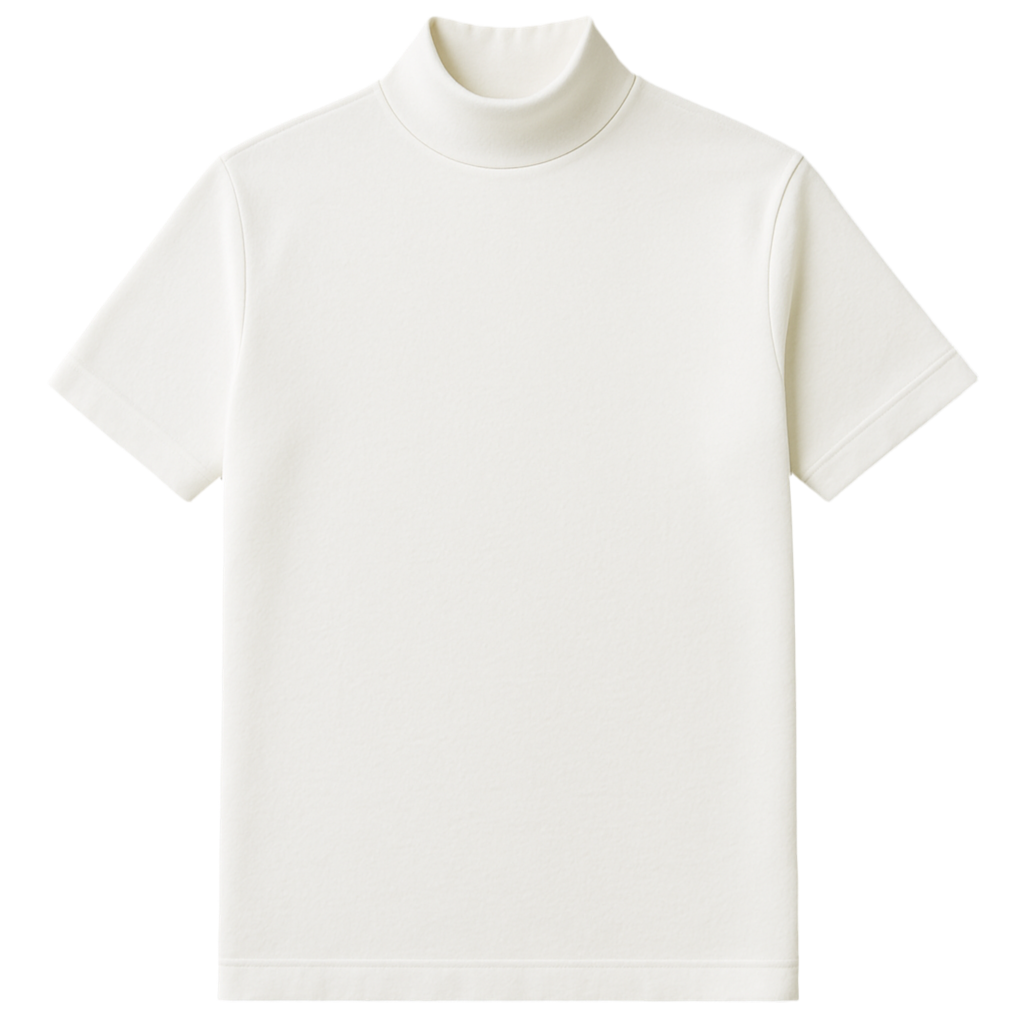 Men’s Short Sleeve Turtleneck T-Shirt