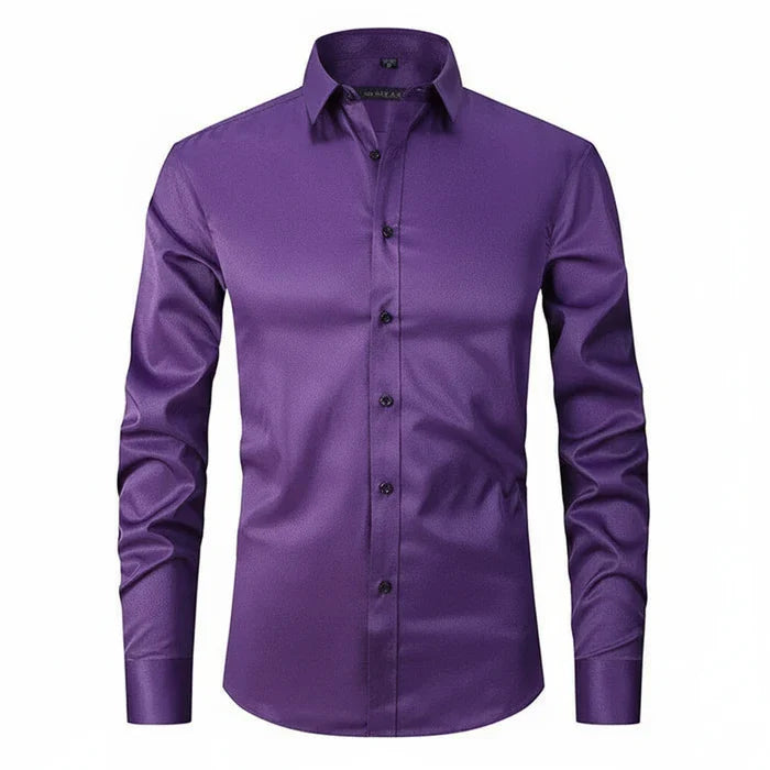 Men's Slim Fit Long-Sleeve Shirt