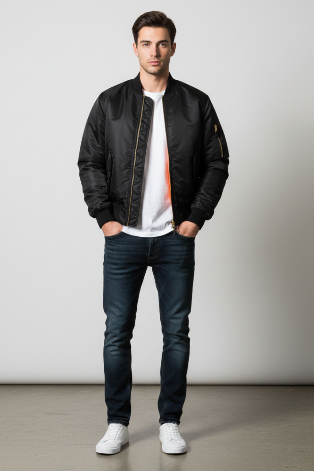Men’s Waterproof Vintage Bomber Jacket