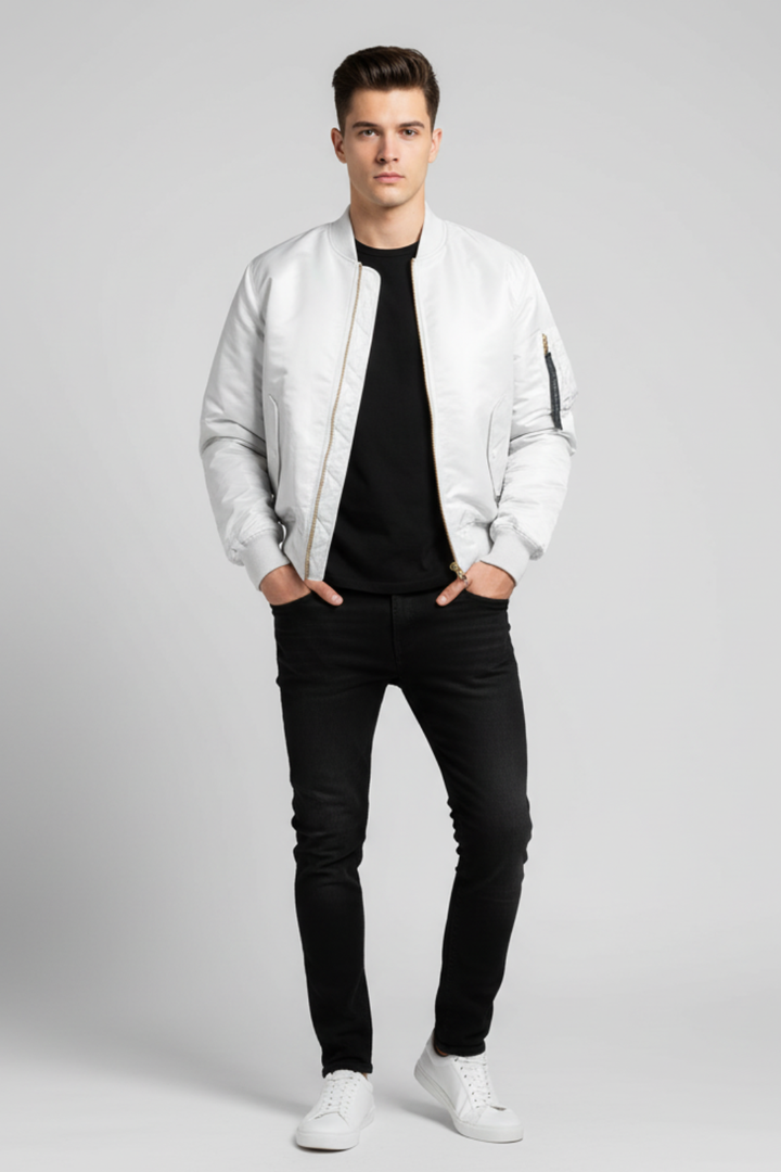 Men’s Waterproof Vintage Bomber Jacket