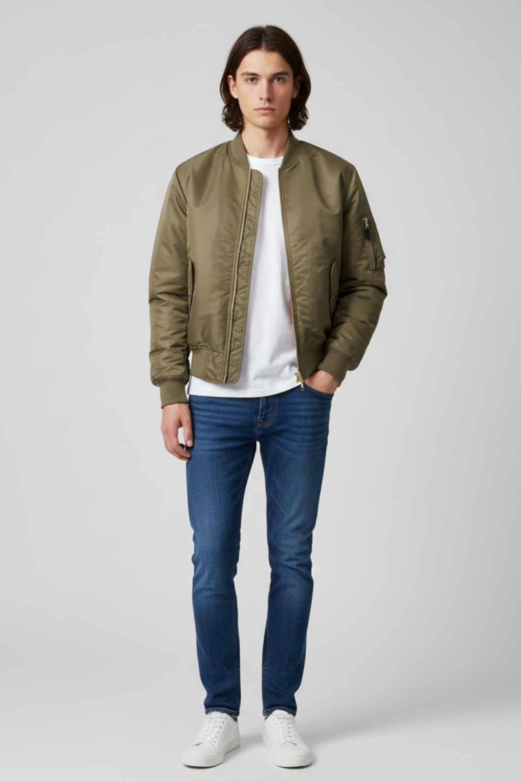 Men’s Waterproof Vintage Bomber Jacket