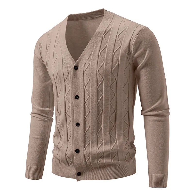Men's Knit Cardigan Sweater | Tailored Smart Casual Layering