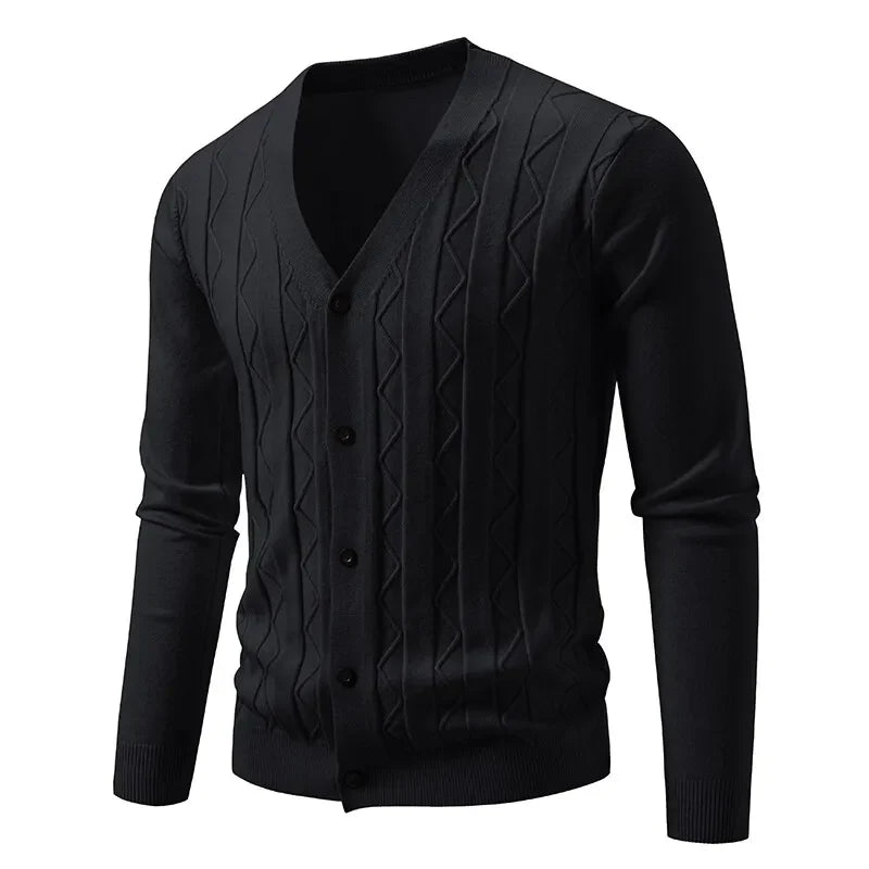 Men's Knit Cardigan Sweater | Tailored Smart Casual Layering