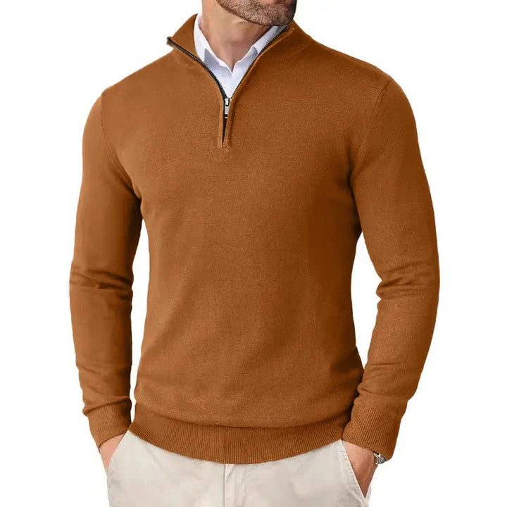 Men's Slim Fit Quarter Zip Sweater