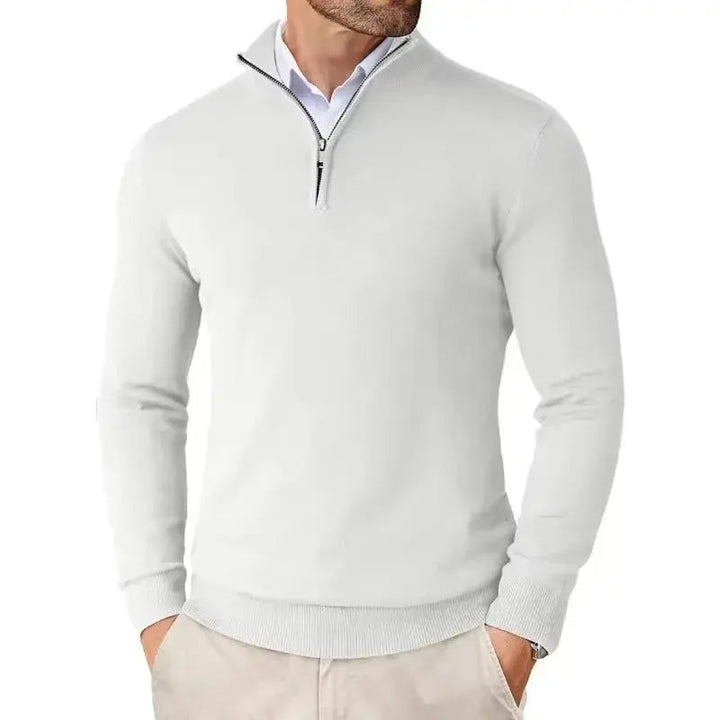 Men's Slim Fit Quarter Zip Sweater