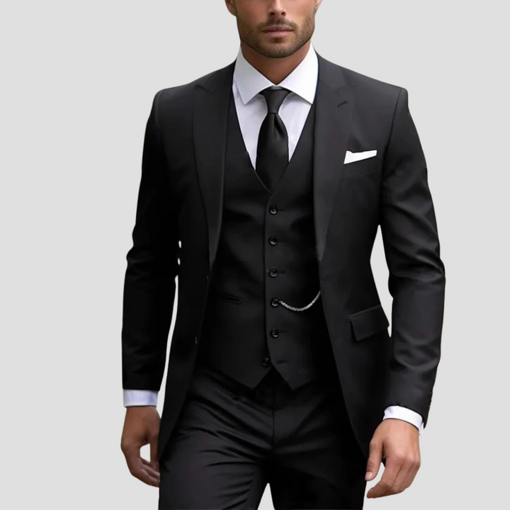 Men's Suit in Three Shades with a Fitted Cut | Wedding Attire and Occasion Wear