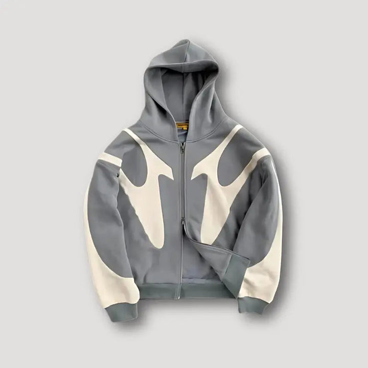 Men's Urban Streetwear Zip Hoodie