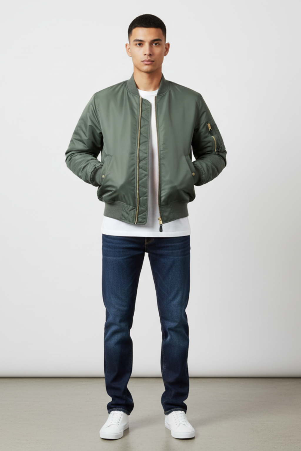 Men’s Waterproof Vintage Bomber Jacket