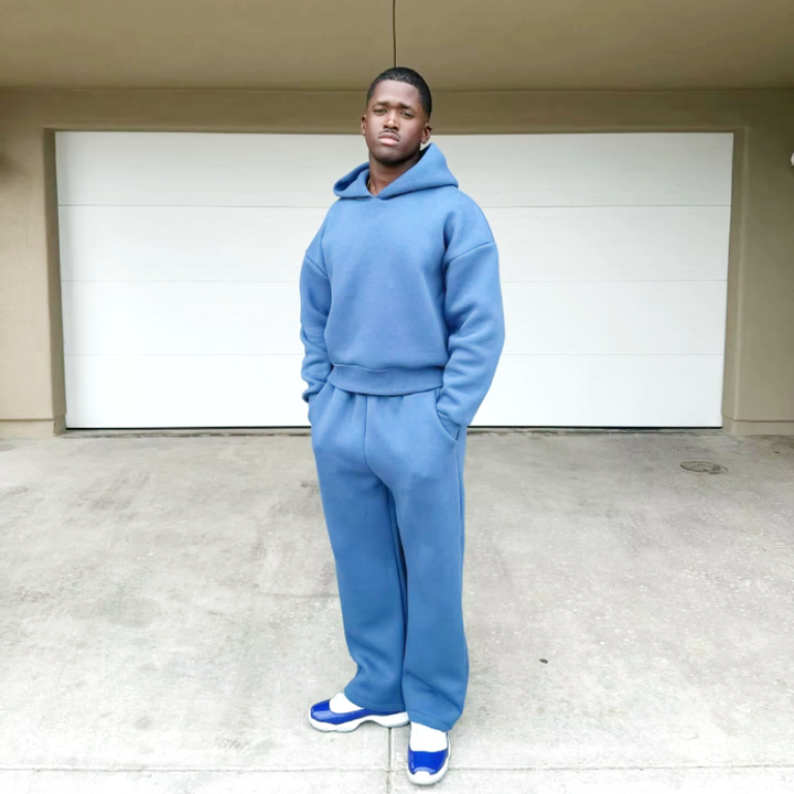 Men's Hoodie and Jogging Set for Casual Comfort
