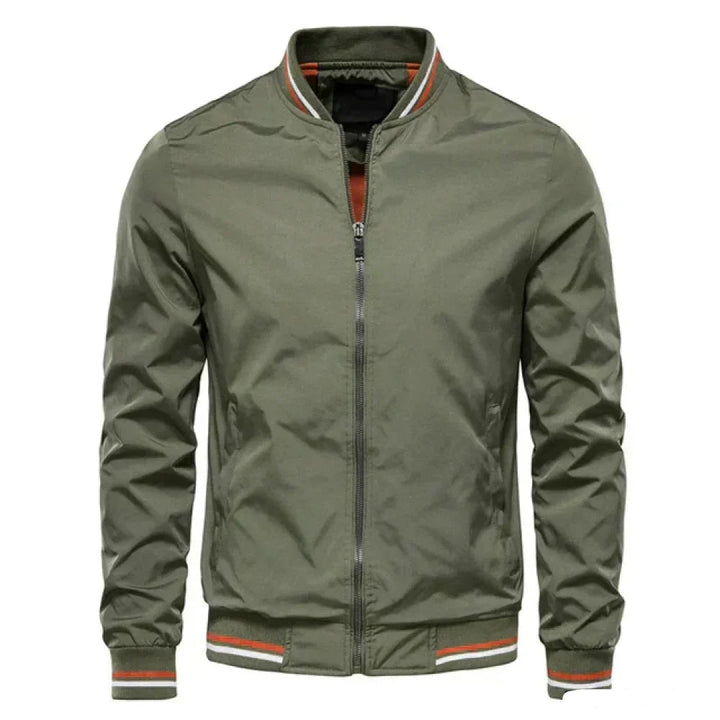 Men's Lightweight Bomber Jacket with Sporty Style