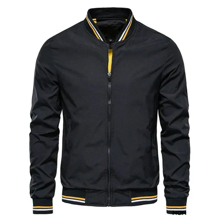 Men's Lightweight Bomber Jacket with Sporty Style