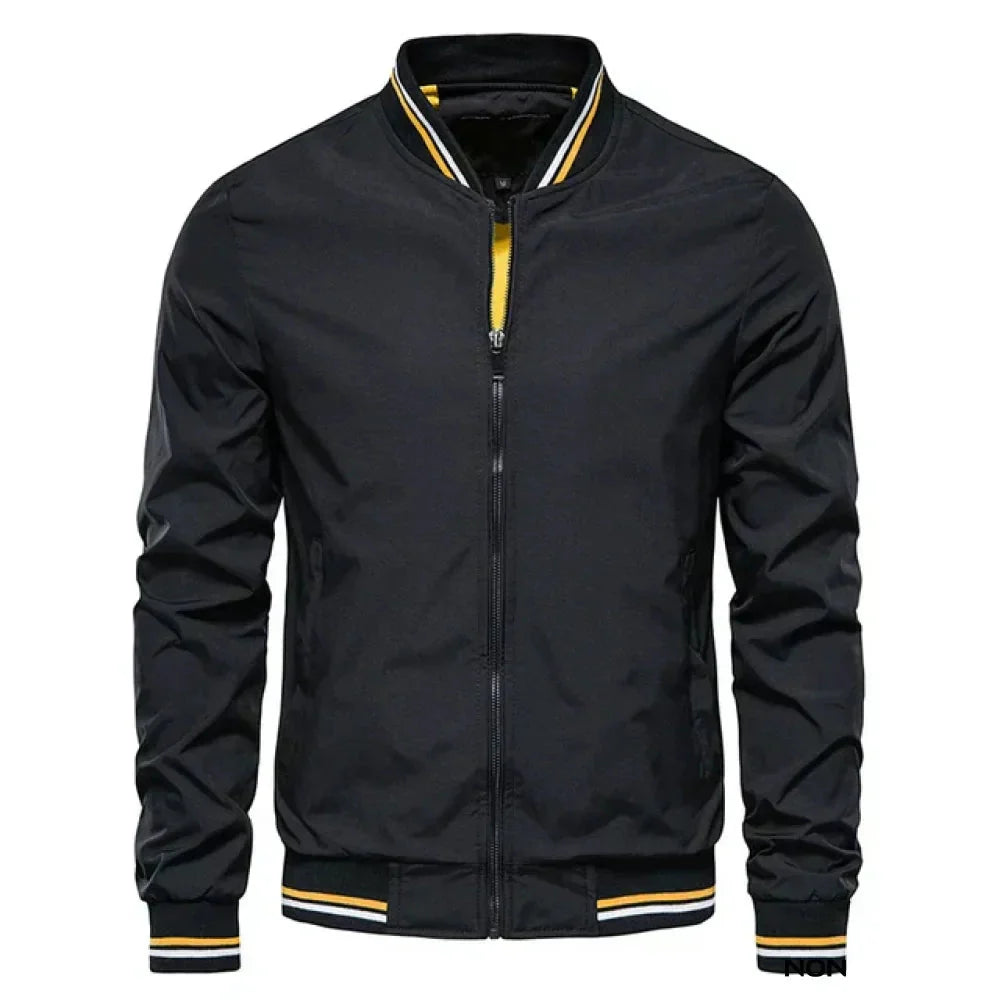 Men's Lightweight Bomber Jacket with Sporty Style