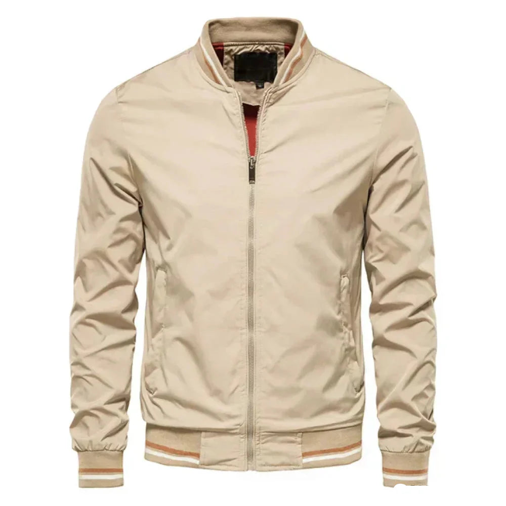 Men's Lightweight Bomber Jacket with Sporty Style