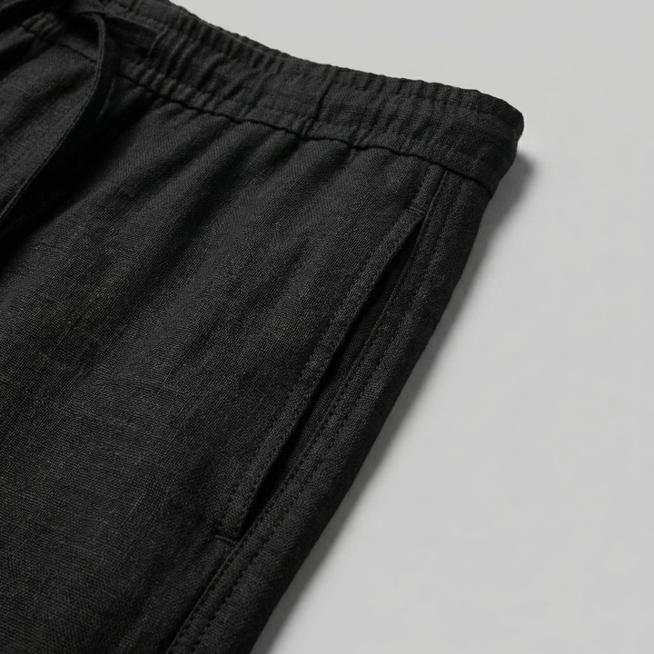 Men's Linen Slim Fit Trousers