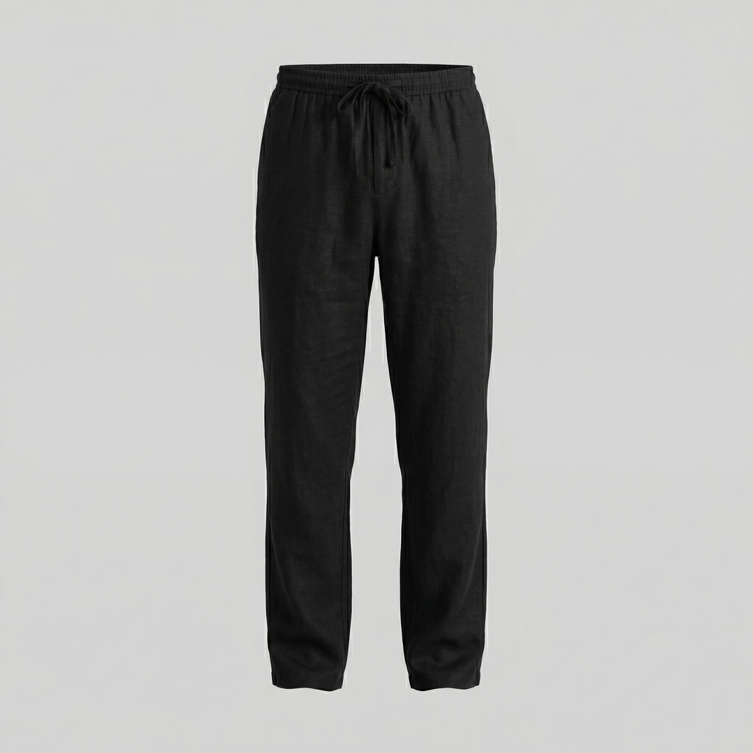 Men's Linen Slim Fit Trousers