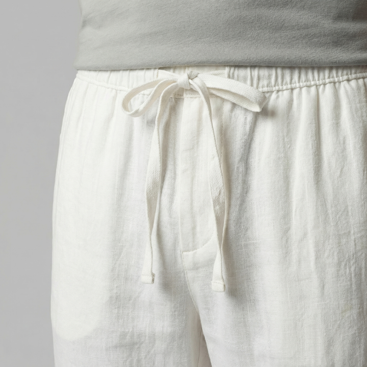 Men's Linen Slim Fit Trousers