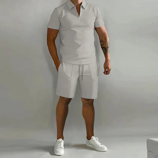 Pánský luxusní set polokošile a kraťasů