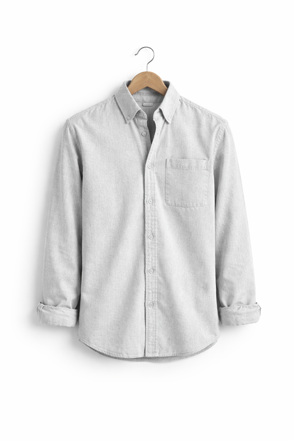 Men's Chambray Shirt with Relaxed Fit