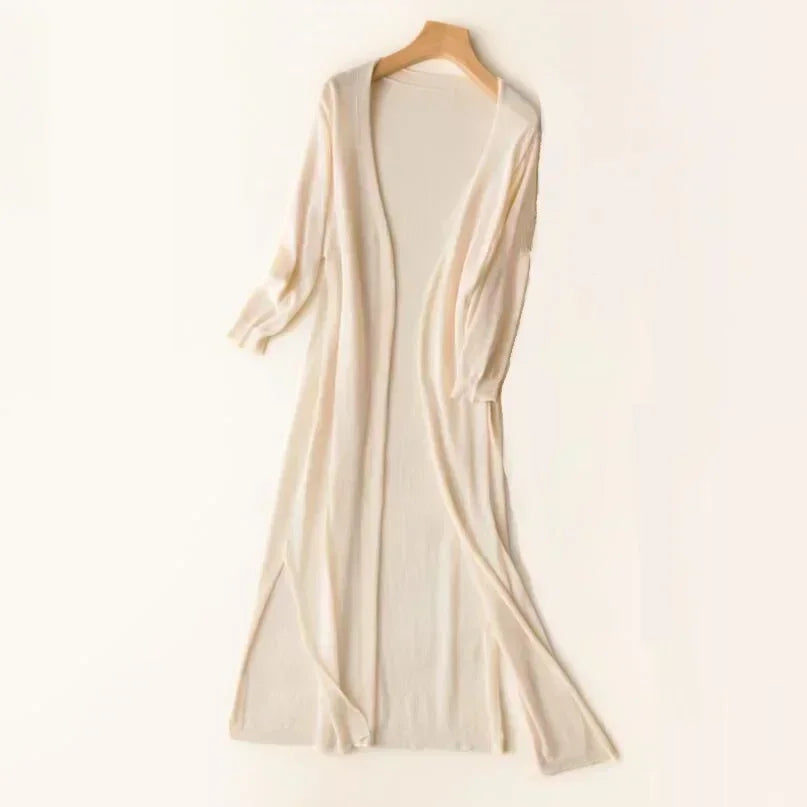 Women's Longline Flowing Cardigan