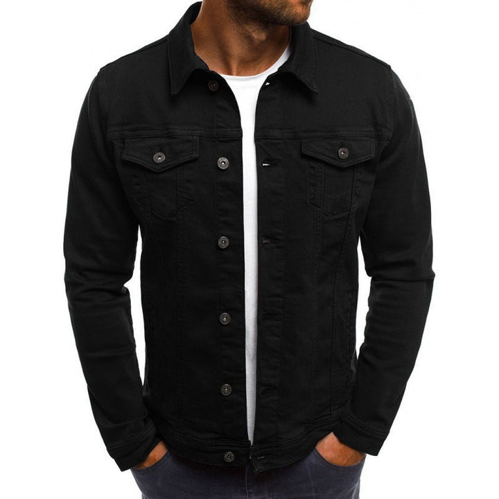 Ethan Jean Jacket Men – Classic Modern in High-Quality Denim with Pockets
