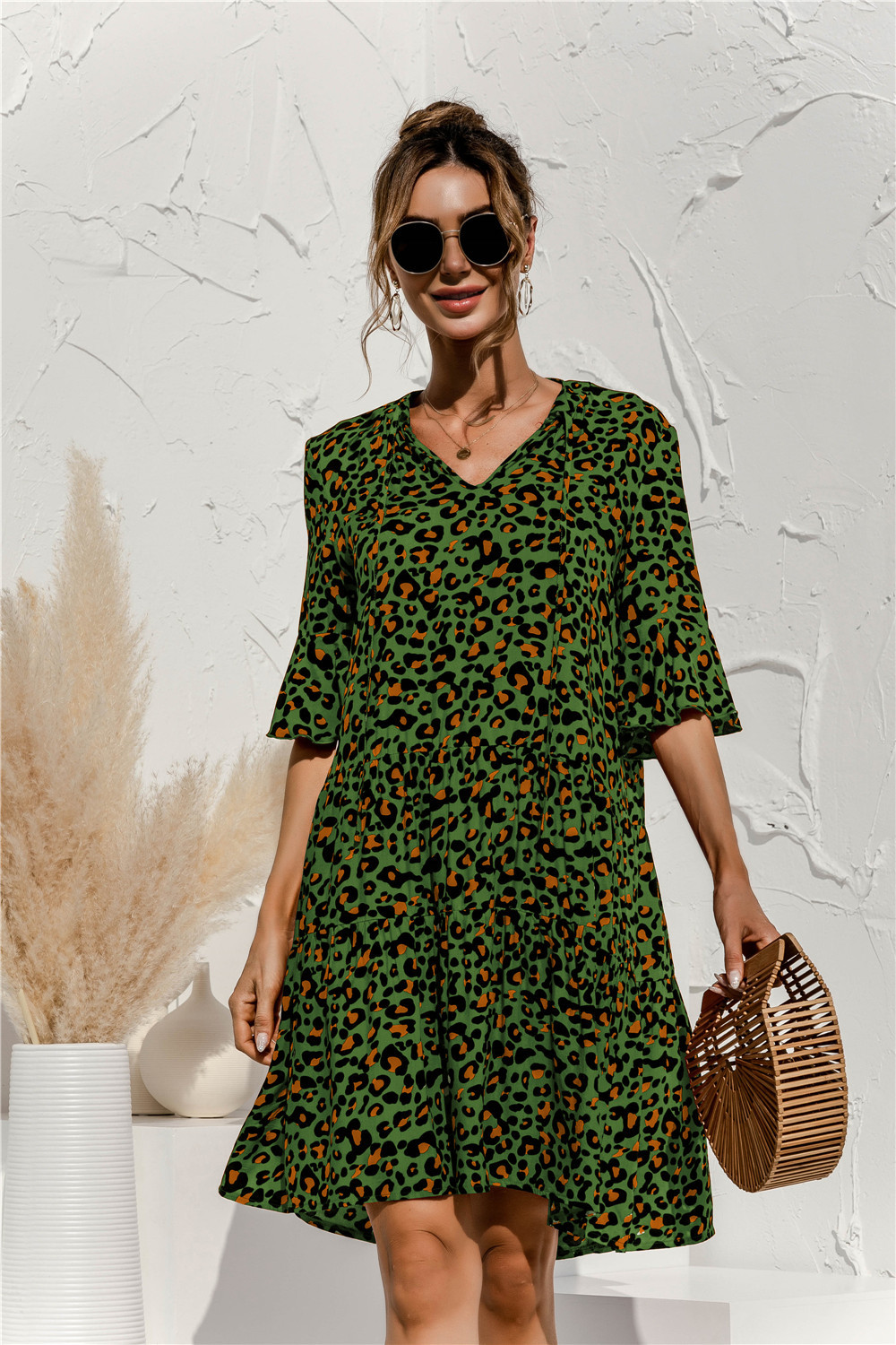 Stylish Women's Mini Summer Dress with Flattering Low Waist