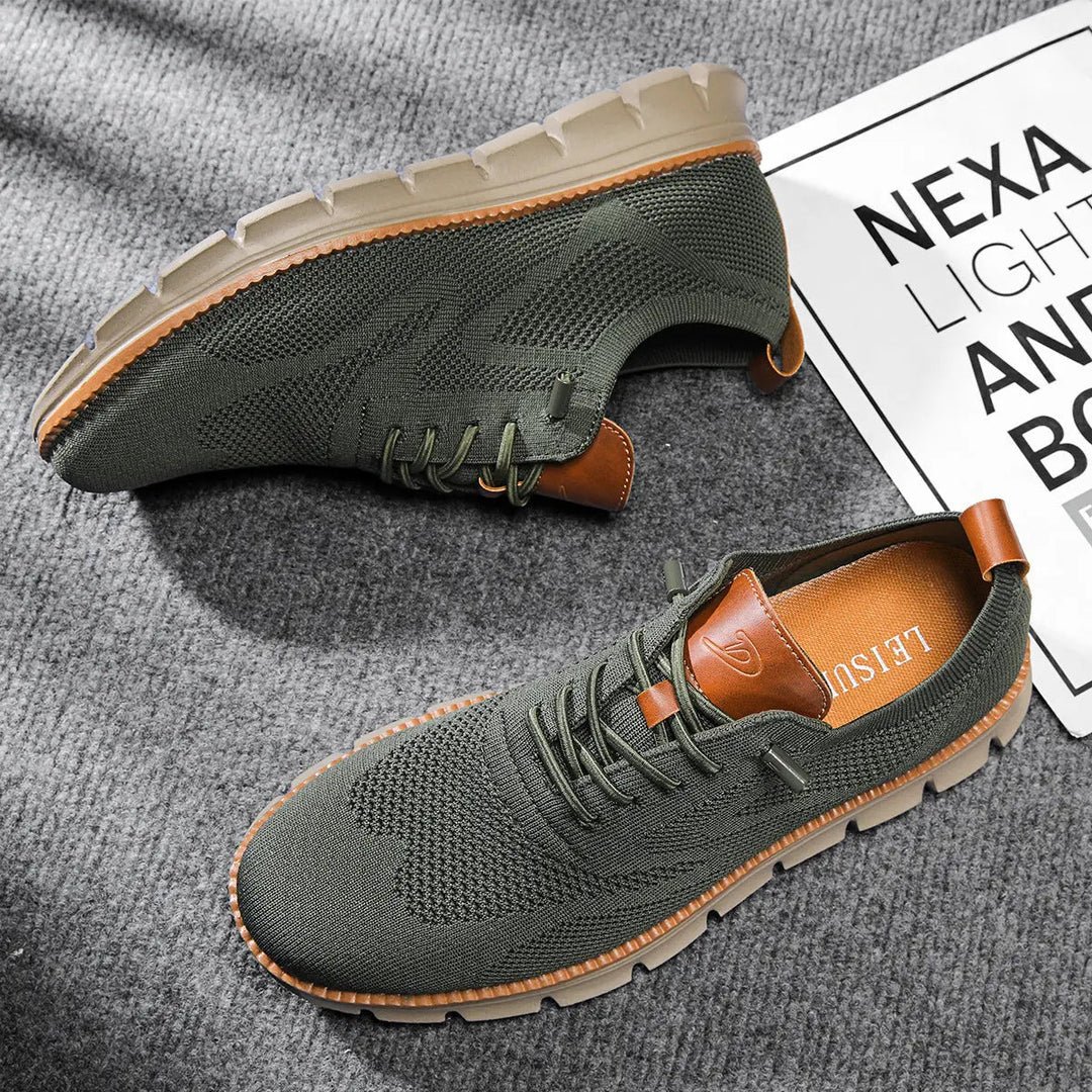Men’s Ultra-Cushioned Breathable Knit Sneakers