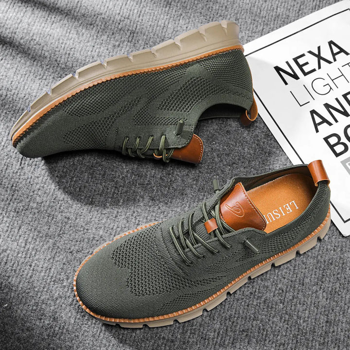 Men’s Ultra-Cushioned Breathable Knit Sneakers