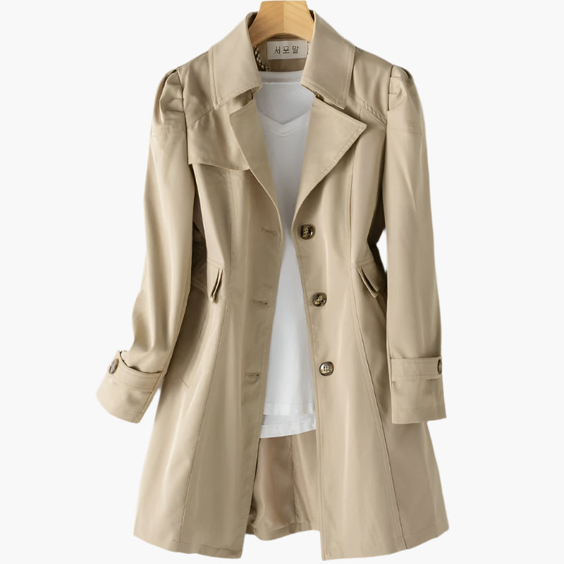 Cortenne | Classic Tailored Trench Coat