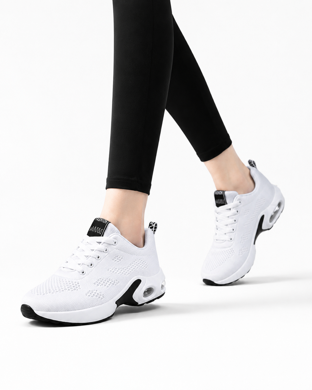 Women's Cushioned Trainers with Breathable Upper