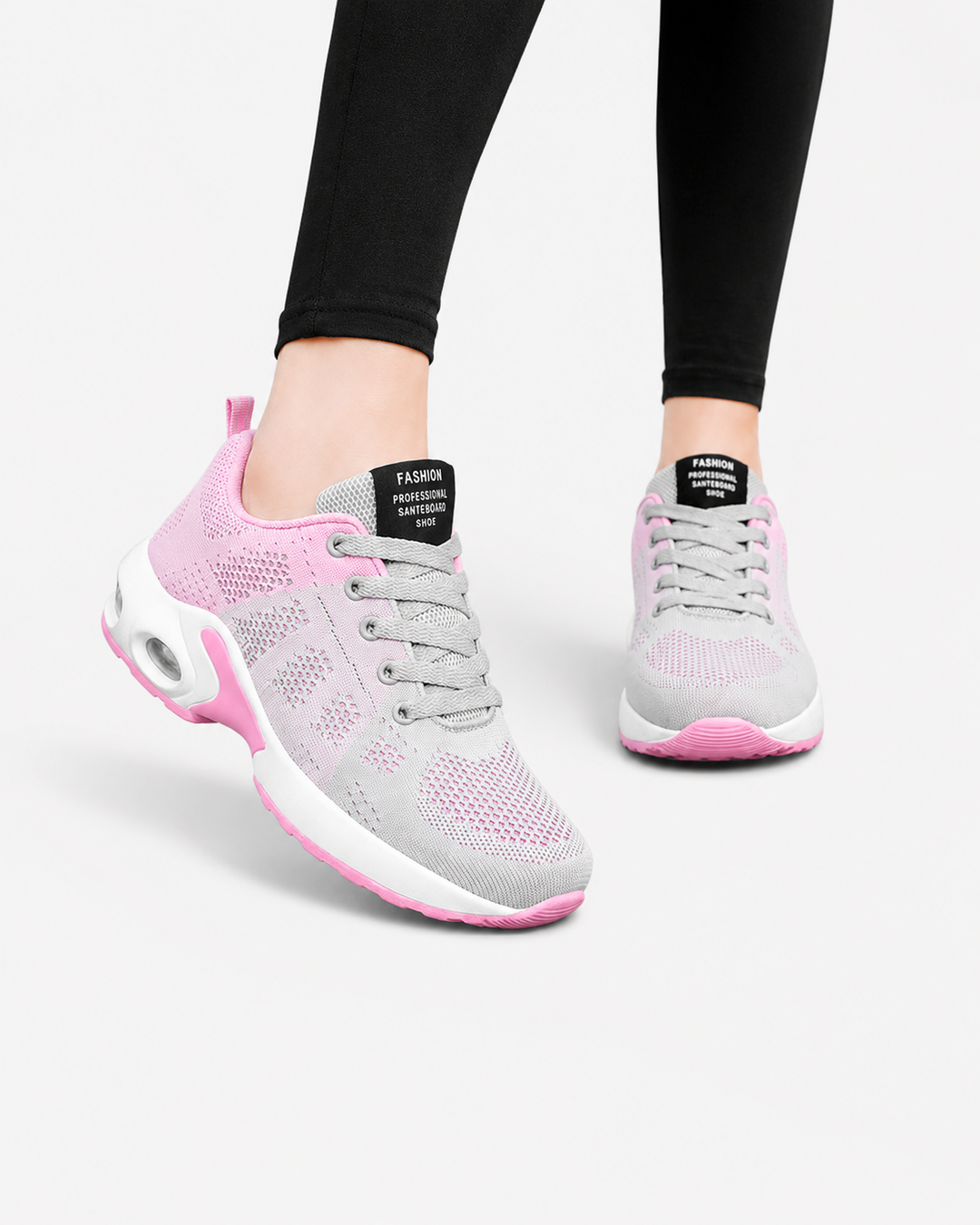 Women's Cushioned Trainers with Breathable Upper
