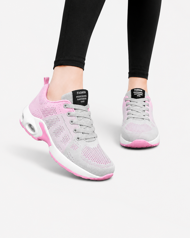 Women's Cushioned Trainers with Breathable Upper