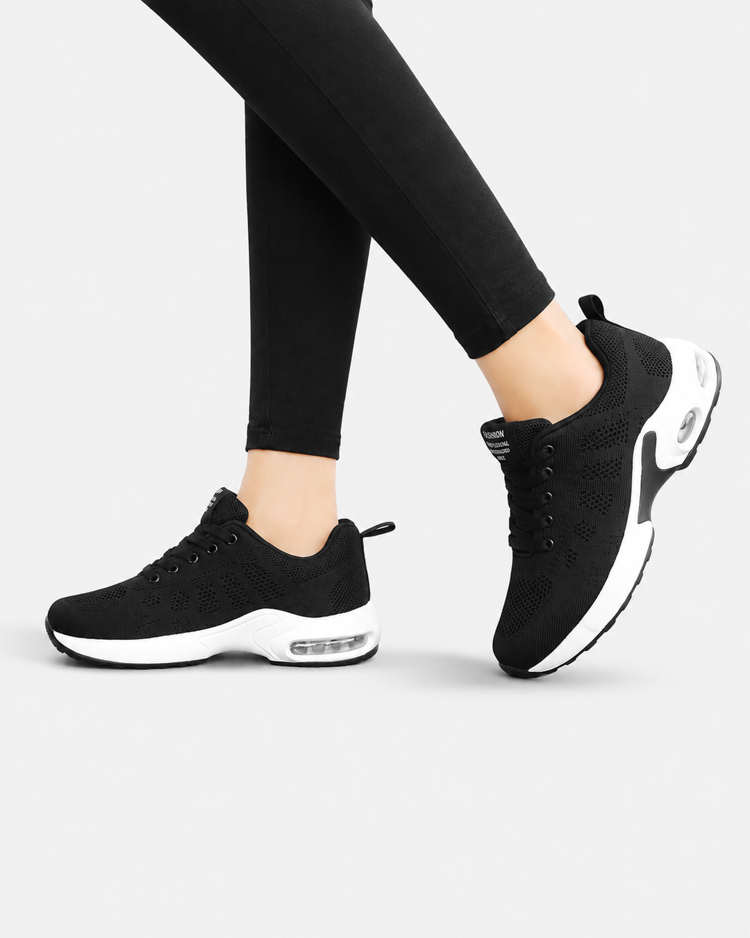 Women's Cushioned Trainers with Breathable Upper