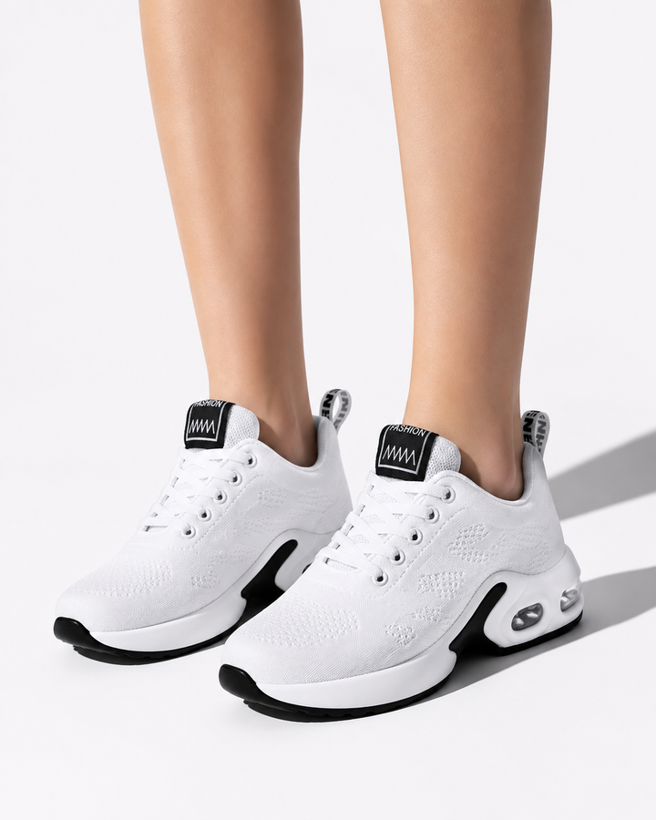 Women's Cushioned Trainers with Breathable Upper