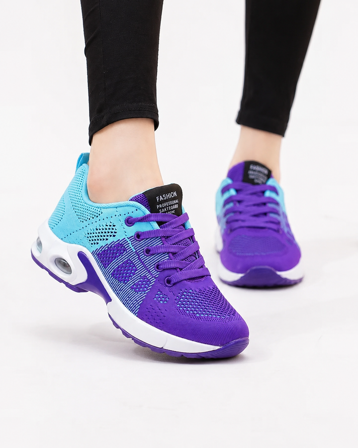 Women's Cushioned Trainers with Breathable Upper