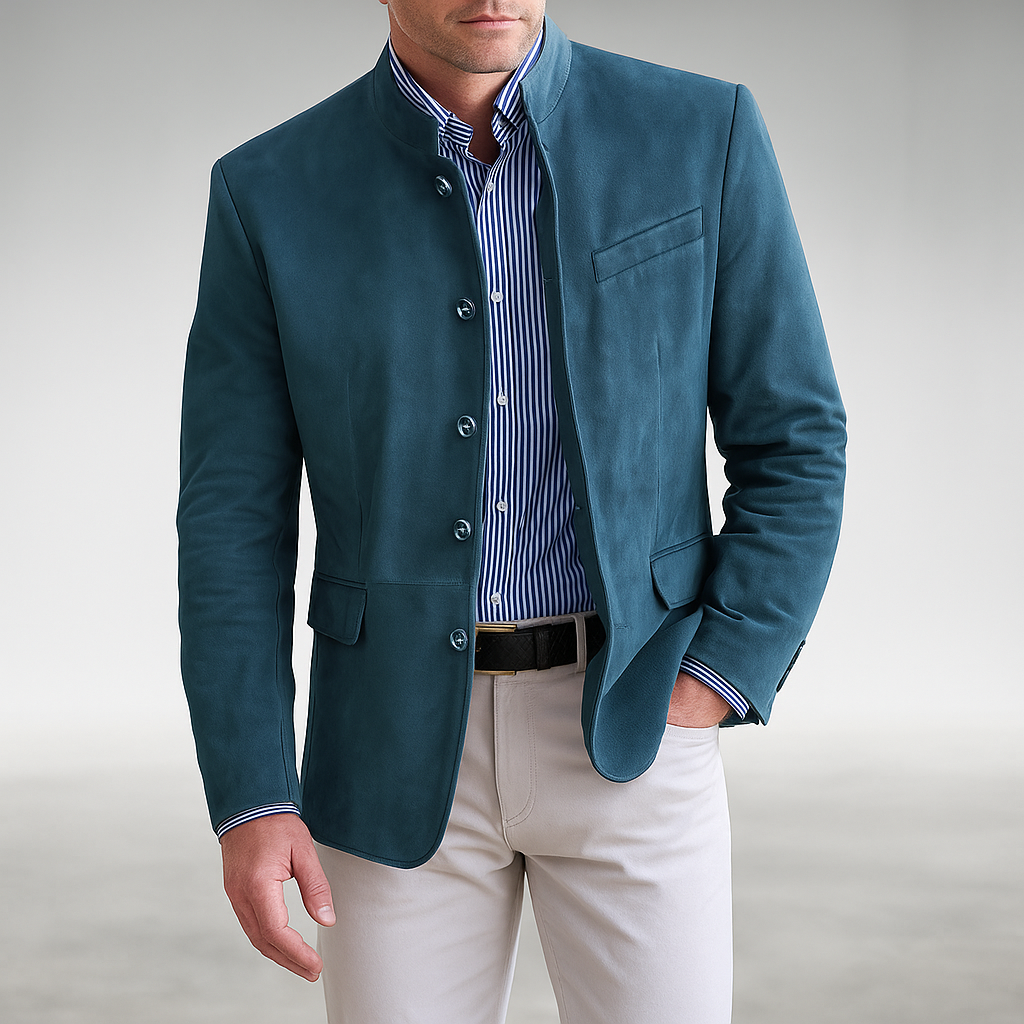 Moderní pánské sako - elegantní obchodní bunda s dokonalým střihem